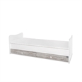 Bed MiniMAX NEW white+artwood /teenage bed/